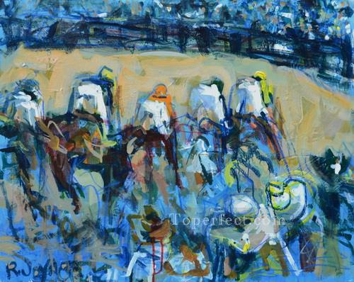 yxr001eD impressionism sport horse racing Oil Paintings
